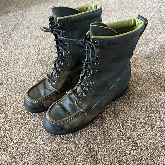 Browning Shoes Browning Green Leather Hunting Boots Size D Poshmark